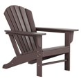 thumbnail image 4 of Chaise Adirondack Classique d'Extérieur (Ensemble de 4) en Brun Foncé, 4 of 8