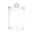thumbnail image 1 of Home Textile Storage product category and title Pad Holder Transparent Jar For Makeup Storage Organizer For Bathroom And Dressing Table, 1 of 3