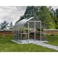 thumbnail image 4 of Canopia by Palram Bella 8 ft. x 8 ft. Greenhouse Kit - Silver, 4 of 7
