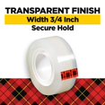thumbnail image 2 of Scotch Transparent Tape ,TAPE,3/4 IN X 1296 IN,GLS, 2 of 9