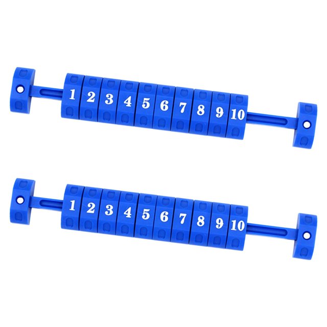 jinwen 2 Pcs Compteur de Pointage de Football de Table, Unités de Pointage de Baby-Foot, Gardiens de Pointage pour Bleu