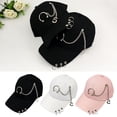 thumbnail image 3 of maskred Stylish Hat For Men Casual Comfort And Sun Protection Easy To Wear Outdoor Activities Baseball Cap Pink Adjustable 1Set, 3 of 6