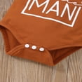thumbnail image 5 of Baby Romper Letter Print Short Sleeve  Neck Jumpsuit, 5 of 5