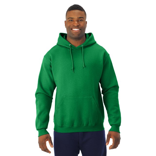 Jerzees Mens NuBlend Pull Over Hooded Sweatshirt, M, Kelly