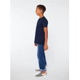 thumbnail image 4 of Youth Fine Jersey Tee, XS, Navy, 4 of 5