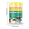 thumbnail image 3 of Dvkptbk Interior Cleaning Wipes All-Purpose Cleaning of Automobile Interior Wet Wipes Set-Decontamination Cleaning and Degreasing Interior Brightening 40 Tablets/Bottle Portable 50ml, 3 of 9
