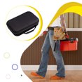 thumbnail image 3 of serony Compact Tools Bag Shock-proof Empty Storage Drill Organizer Portable Zipper Closure Work Pouch Household Organization Case Short 26*22*7.5, 3 of 5