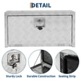 thumbnail image 2 of GloryStar Underbody Aluminum Tool Box, Lockable Waterproof Storage Organizer with Keys for Underbed Use on Truck, Trailer, and RV, 2 of 8