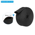 thumbnail image 2 of Unique Bargains 1.4' ID 6.5FT Nylon Protective Hose Sleeve, Cable Cover Sheath Protection, Black, 2 of 4