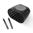 thumbnail image 3 of Mobutofu black wicker bike basket Plastic 1Pack, 3 of 7