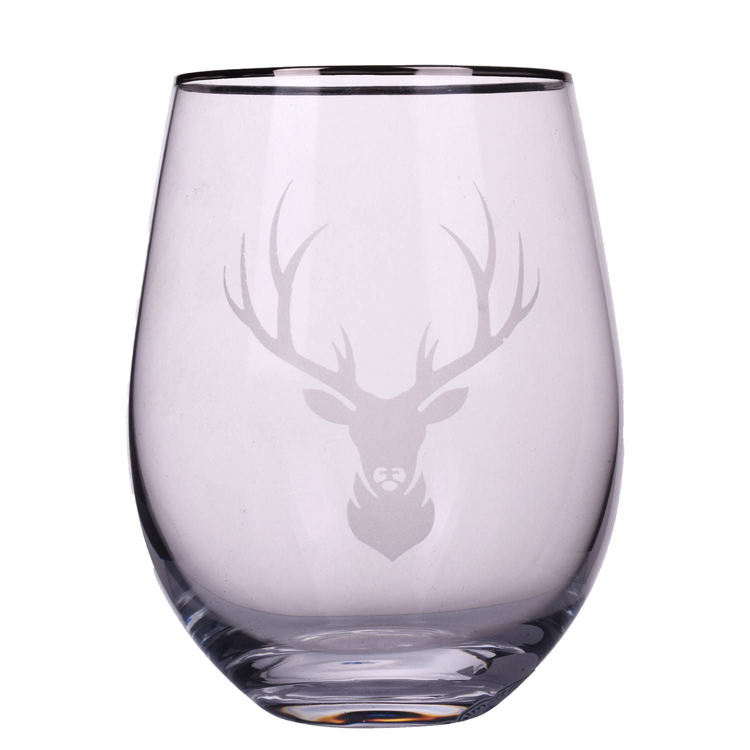 Brillant design verre à vin clair sans tige/verre à vin sans tige polyvalent