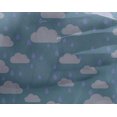 thumbnail image 4 of oneOone Georgette Viscose Fabric Raindrop & Clouds Nature Decor Fabric Printed BTY 42 Inch Wide, 4 of 4