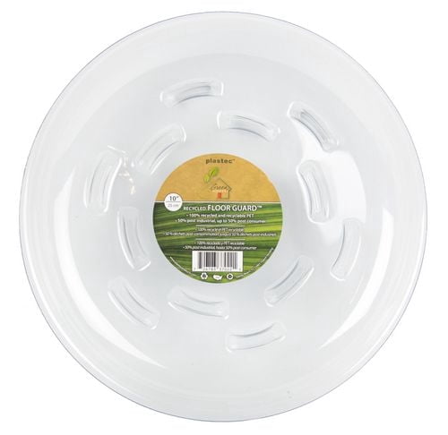 Soucoupe recyclée Floor Guard de Plastec  de 25,4 cm (10 po)