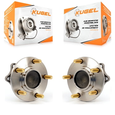 Kugel Rear Wheel Bearing and Hub Assembly Pair for Car Mitsubishi Lancer Outlander Sport - Left Right Side (Driver Passenger) K70-100709