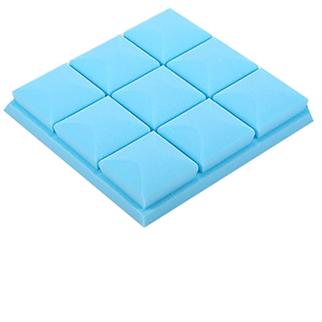 Mousse Acoustique en Coton Insonorisante - pour Studio, KTV, Éponge Haute Densité, Forme Pyramidale, Bonnes Caractéristiques Acoustiques