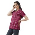 thumbnail image 3 of Moomaya Chemise Tunique Style Enveloppant pour Femmes en Coton Décontracté Col Classique Boutonné, 3 of 6