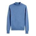 thumbnail image 1 of Penkiiy Chandails d'Automne pour Femmes 2024, Chandail Léger et Doux pour Femmes à Col Rond, Manches Longues, Tricot, Haut, S Bleu, 1 of 7