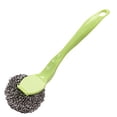 thumbnail image 1 of WHEANG 1PCS Scrubber With Handle Comes 1PCS Short Handle Stainless Scrubber With 1PCS Replacement Wire Scrubber For Pots And Pans, 1 of 5