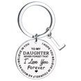 thumbnail image 1 of Weiqiqre Sale DIY To My Daughter Stainless Steel Last Name 26 Letter Keychain 2.5cm, 1 of 4