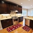 thumbnail image 4 of Christmas Kitchen Mats for Floor,Christmas Kitchen Rugs Set of 2,Christmas Kitchen Rugs and Mats for Floor Non-Slip Backing Mat,Christmas Kitchen Decor,Anti Fatigue Kitchen Rug with Runner, 4 of 9