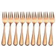 thumbnail image 1 of Vaidha Stainless Steel Colourful Forks 8PC for Fruit Desserts Ice Cream Cake Forks, 1 of 1