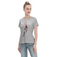 thumbnail image 4 of Women's Basic Short Sleeve T-Shirt Naruto Sakura, 4 of 6