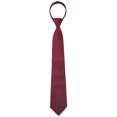 thumbnail image 1 of INSPIRE CHIC Cravate à Fermeture Éclair Ajustable pour Homme pour Tenue Décontractée Formelle Rouge Vin -2 18.9 Pouces X 3.2 Pouces, 1 of 4