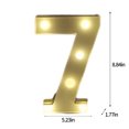 thumbnail image 2 of TopLLC Light Up Letters , LED Letters Lights Sign Alphabet And Number Big Lights Letter For Party Birthday Bar Battery Powered Christmas Decor Letter Lights on Clearance, 2 of 2