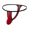 thumbnail image 1 of DPTALR Men's Summer Breathable Mesh Solid Color Thong Sexy Mesh Breathable Panties, 1 of 2