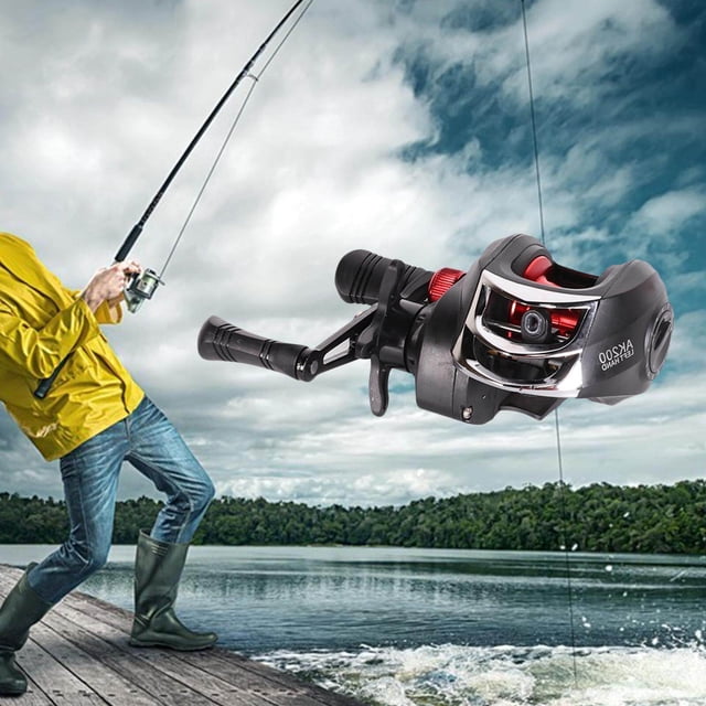 7.2:1 Baitcasting Reel 18+1BB 12 Level Magnetic Brake Freshwater left right Right Hand