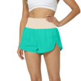 thumbnail image 1 of adviicd Shorts de Gym pour Femmes Shorts à Taille Élastique Amples et Fluides à Jambes Larges Bleu Ciel,m, 1 of 4