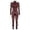 Red, variant on HJYCHN Womens Jumpsuit Carnival Long Sleeve Piece Jumpsuit Outfit with Headband Jumpsuits for Women S