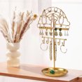 thumbnail image 4 of Amzcrzy Iron Jewelry Organizer Butterflies Type Clouds Type Heart Type Jewelry Display Rack Hanging Vertical Earring Rack Bracelet Necklace Storage Racks Jewelry Organizer Jewelry Box, 4 of 6
