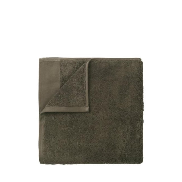 Blomus 69123 20 x 39 in. Riva Organic Terry Cloth Hand Towel, Agave Green - Extra Large