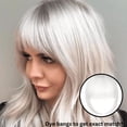 thumbnail image 1 of fheaev Natural Seamless Hair Extensions With Sideburns Hand-woven Long Airing Bangs Both Sides Chemical Fiber Wig, 1 of 1