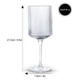 thumbnail image 2 of Ribbed Goblet 390ml, Set of 4, 2 of 3