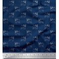 thumbnail image 1 of Soimoi Rayon Fabric Pug Dog Print Fabric by Yard 42 Inch Wide, 1 of 3
