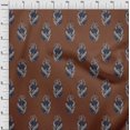 thumbnail image 3 of oneOone Cotton Silk Fabric Leaves & Floral Block Decor Fabric Printed BTY 42 Inch Wide, 3 of 6