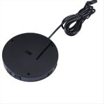15W Invisible Wireless Charger 20MM Air Separation Fast Charging Easy Installation Quick Charger,1 * wireless charger 3 * screw,Black