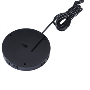 15W Chargeur invisible sans fil 20MM Air Charge rapide de séparation Installation facile Chargeur rapide,1 * chargeur sans fil 3 * vis, noir