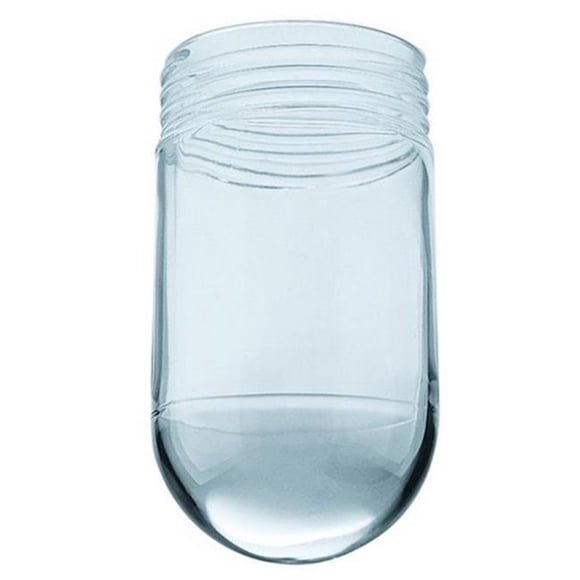 Westinghouse 8145200 3.25 x 6 in. Vapor Proof Clear Glass Threaded Neck Shade