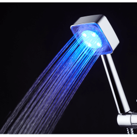 3 Color/7 Color Temperature Sensor Control LED Shower Head
