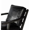 thumbnail image 4 of Chaise Coba en PU Plata Décor Import en noir, 4 of 4