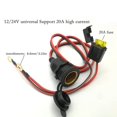 thumbnail image 2 of Car Cigarette- Lighter Socket 1 M 14 AWG Cigarette- Lighter Connection Cable 12 V / 24 V DC Cigarette- Lighter Adapter, 2 of 4