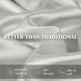 thumbnail image 4 of zanvin 2 Pack Microfiber Soft Body Pillowcase with Hidden Zipper, Soft Breathable Body Pillow Cover, 20" x 54", (Not Include Body Pillow), 4 of 5