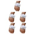 thumbnail image 1 of mmirethe Long-Lasting And Easy To Wear Wrist Corsage Stay Beautiful Throughout Event N16 white 5Set, 1 of 6