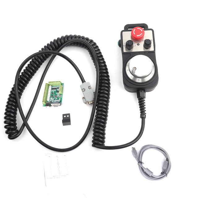 Carte d'Interface USB MACH3 Verte à 5 Axes, Carte de Contrôle de Mouvement CNC avec Volant