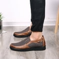 thumbnail image 4 of LSLJS Chaussures en Cuir pour Hommes, Chaussures Plates Confortables pour Hommes à Semelle Souple, Mode Rétro Affaires Décontractées, 4 of 8