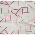 thumbnail image 4 of oneOone Organic Cotton Poplin Twill Fabric Line Geometric Print Fabric BTY 42 Inch Wide, 4 of 4