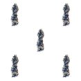 thumbnail image 2 of relayinert Belle Robe en Dentelle Florale avec Patch Applique pour Robes de Mariage Uniques Robe de Mariage Unique Applique en Dentelle Ondulée Bleue 5ensemble, 2 of 6